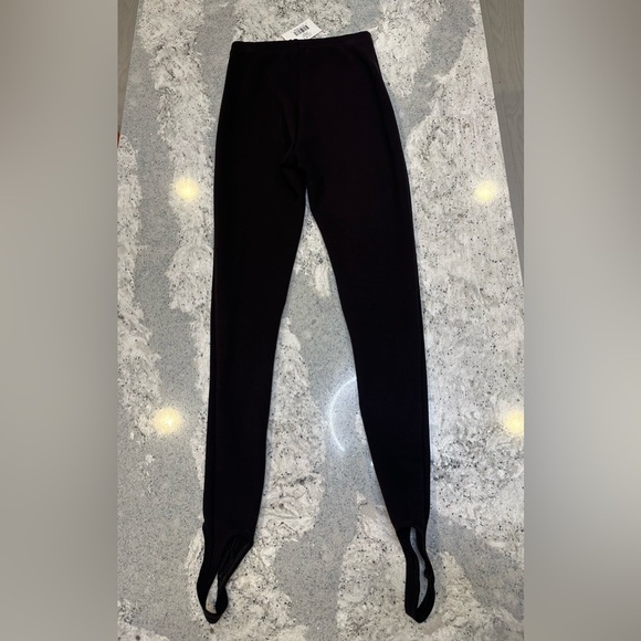 LESET Rio Stirrup Pant in Chocolate Size XS - Picture 4 of 6